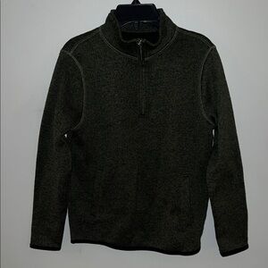 Class Club Kids' Dark Green Half-Zip Sweater Size 10/12
